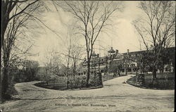Entrance to Heaton Hall Stockbridge, MA Postcard Postcard