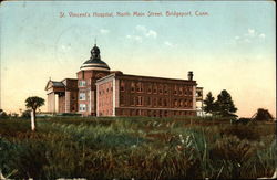 St. Vincent's Hospital, North Main Street Postcard