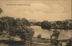 Paradise Pond Northampton, MA Postcard Postcard