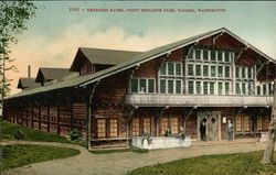 Nereides Baths, Point Defiance Park Tacoma, WA Postcard Postcard