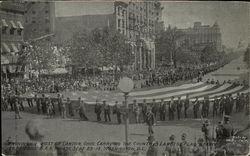 Wm. McKinley Post of Canton, Ohio - Country's Largest Flag Postcard
