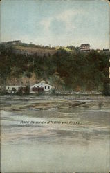 Rock On Which John H. Kagi Was Killed, Shenandoah River Harpers Ferry, WV Postcard Postcard