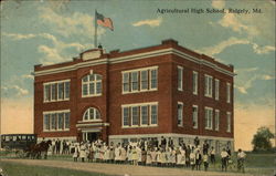 Agricultural High School Ridgely, MD Postcard Postcard