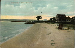 Chapin Cottage Oakland Beach, RI Postcard Postcard