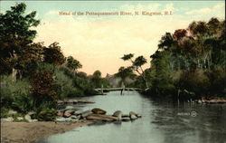 Head of the Pettaquamscutt River North Kingstown, RI Postcard Postcard