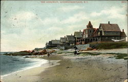 The Ashaway Quonochontaug, RI Postcard Postcard