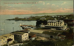 View of Little Narragansott Bay Watch Hill, RI Postcard Postcard