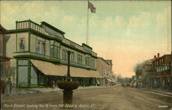 Main Street Looking North From the Square Arctic, RI Postcard Postcard