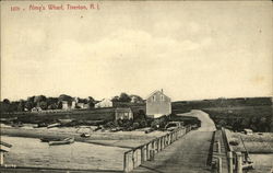 Almy's Wharf Tiverton, RI Postcard Postcard
