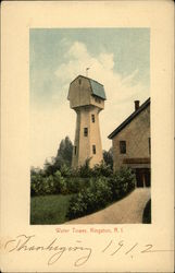 Water Tower Kingston, RI Postcard Postcard