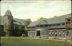 Casino Court and Clock Tower Postcard