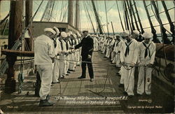 US Training Ship "Constellation" Postcard