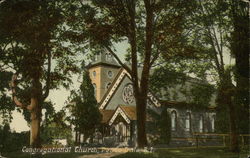 Congregational Church Peace Dale, RI Postcard Postcard