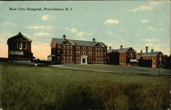 New City Hospital Providence, RI Postcard Postcard