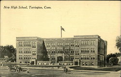 New High School Torrington, CT Postcard Postcard