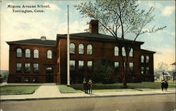 Migeon Avenue School Torrington, CT Postcard Postcard