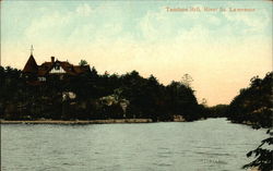 St. Lawrence River in Tandons Rift Postcard