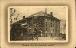 Highland View Hospital Postcard