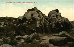 Amethyst Rocks Postcard