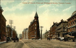 Corner of Church, Front and Wellington Streets Toronto, ON Canada Ontario Postcard Postcard