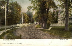 View Down Church Avenue Postcard