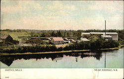Smith's Mills on River Postcard