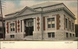 Public Library Postcard