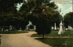 Avondale Cemetery and Grounds Postcard