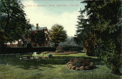 Scene in Reservoir Park Postcard
