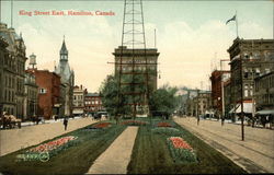 King Street East Hamilton, Canada Misc. Canada Postcard Postcard