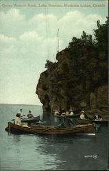 Queen Victoria Rock at Lake Rosseau Postcard