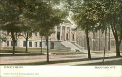 Public Library Postcard