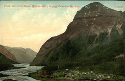 Field and Mount Stephen, Canadian Rockies Postcard