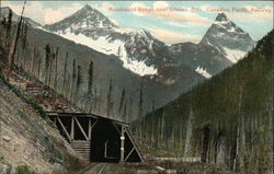 Macdonald Range Glacier, BC Canada British Columbia Postcard Postcard