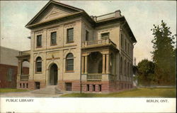 Public Library Postcard