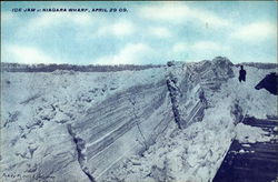 Ice Jam at Niagara Wharf, April 29, 09 Postcard
