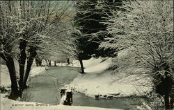 A Winter Scene Postcard
