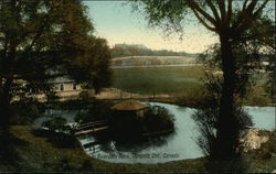 Scenic View in Riverdale Park Postcard