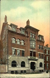 The Labor Temple, Church St Postcard