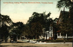 Carlton Street, looking West from Sherbourne Street Postcard