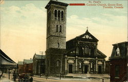 St. Paul's Catholic Church, Queen East Postcard