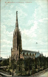 Bird's Eye View of St Michael's Cathedral Postcard