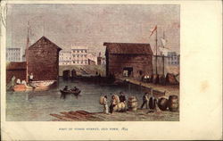 Foot of Yonge Street, Old York, 1834 Postcard