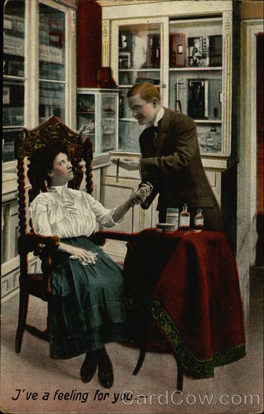 Man Checking Woman's Pulse Couples