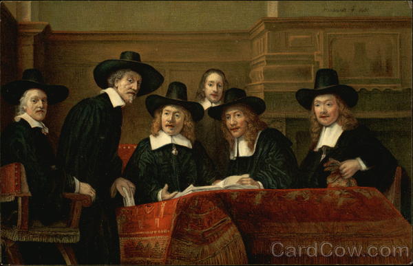 Die Sindici by Rembrandt Art