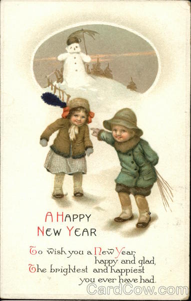 A Happy New Year Snowmen