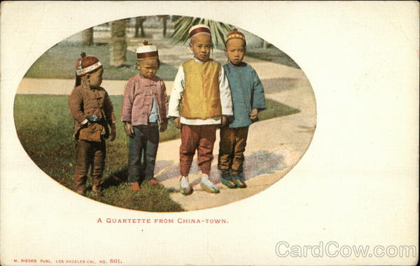 A Quartette From China-Town Asian