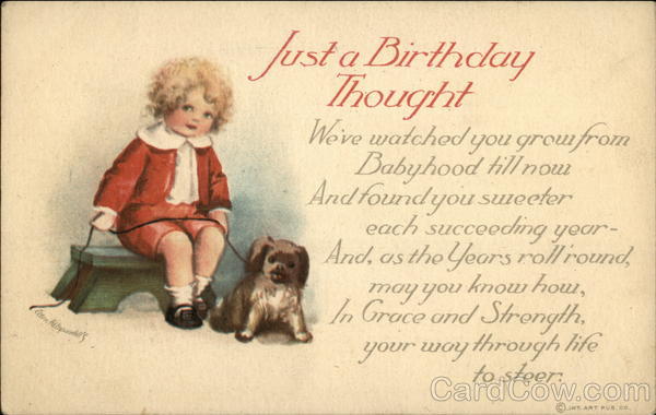 Just a Birthday Thought