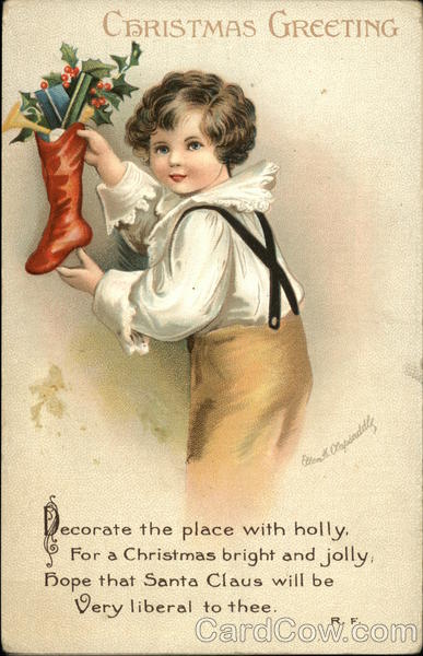 Christmas Greeting Ellen Clapsaddle