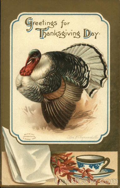Greetings for Thanksgiving Day Ellen Clapsaddle